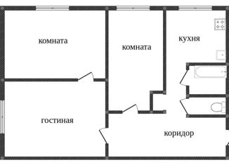 Продам 3-ком. квартиру, 52.6 м2, Комсомольск-на-Амуре, проспект Ленина, 30к2