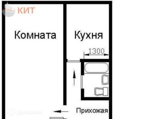 Продается 1-ком. квартира, 30.7 м2, Ярославль, Светлая улица, 34, район Дядьково