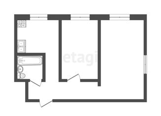 Продам двухкомнатную квартиру, 45 м2, Челябинск, Каслинская улица, 29