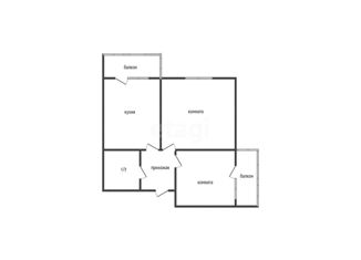 Продажа 2-комнатной квартиры, 55.3 м2, Краснодар, улица Адмирала Крузенштерна, 5/2, микрорайон Россинского