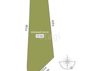 Продам участок, 5.5 сот., СНТ Водник, Клубничная улица