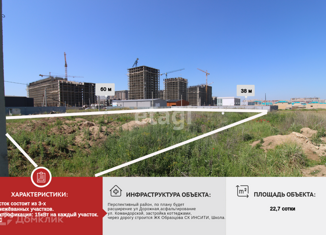 Продам земельный участок, 22.7 сот., посёлок Краснодарский, посёлок Краснодарский, 2/2