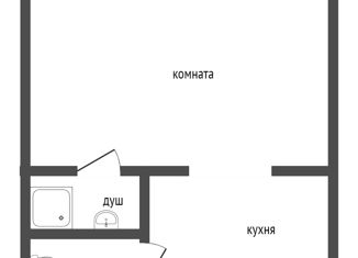 Продажа 1-комнатной квартиры, 12.5 м2, Курганская область, Половинская улица, 8А
