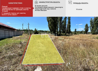 Продажа участка, 10 сот., село Заречное, Речная улица