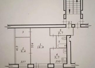 Продаю 2-комнатную квартиру, 45 м2, Новосибирск, Выставочная улица, 6, метро Студенческая