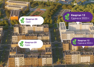 Продается однокомнатная квартира, 34.89 м2, Уфа, ЖК Цветы Башкирии