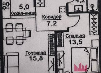 Сдам в аренду 1-комнатную квартиру, 46.2 м2, Москва, 1-я улица Ямского Поля, 1к1, район Беговой