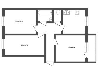 Продам 3-ком. квартиру, 65.8 м2, Тюменская область, микрорайон 7А, 22