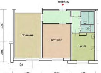 Продам двухкомнатную квартиру, 55 м2, Москва, Салтыковская улица, 21