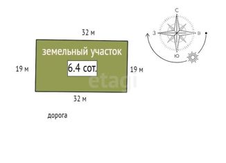 Продаю участок, 6.4 сот., ДНТ Поселок Западный-Элита, Лесная улица