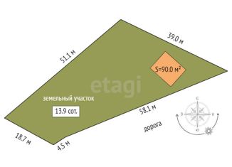 Продам дом, 90 м2, село Борки, улица Текутьева
