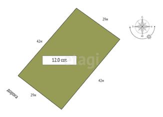 Продаю земельный участок, 12 сот., коттеджный посёлок Павловский Парк, Елизаветинская улица