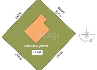 Продаю дом, 127.5 м2, посёлок Красное Поле, улица Полянка, 5