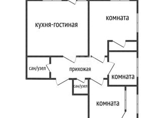 Продам 4-комнатную квартиру, 122.9 м2, Краснодар, Старокубанская улица, 137к1, микрорайон ХБК