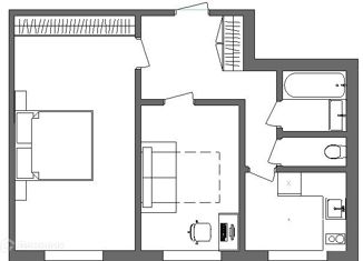 Продается двухкомнатная квартира, 44.4 м2, Москва, улица Пестеля, 2, улица Пестеля