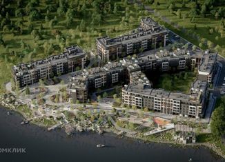 Продам 2-комнатную квартиру, 55.39 м2, поселок Заозерье, Центральная улица, 1Б