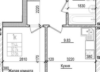 Продается 1-комнатная квартира, 33 м2, Новосибирск, ЖК Чернышевский, Фабричная улица, 69