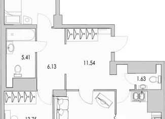 Продажа 3-комнатной квартиры, 91.6 м2, Санкт-Петербург, улица Кустодиева, 7к1, Выборгский район