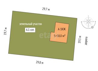 Продаю дом, 58 м2, СНТ Солнышко, Сливовая улица, 158