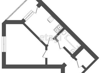 Продаю 1-ком. квартиру, 42.59 м2, Тюмень, улица Тимофея Кармацкого, 9, ЖК Ария