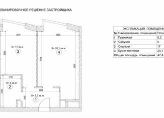 Продается 1-комнатная квартира, 47 м2, Москва, 3-й Сетуньский проезд, 6, метро Кутузовская