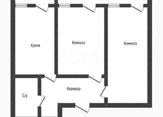 Продается 2-ком. квартира, 69.3 м2, Краснодар, улица Димитрова, 3/1, улица Димитрова