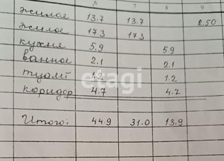 Продаю 2-ком. квартиру, 44.9 м2, Красноярский край, 5-й микрорайон, 12