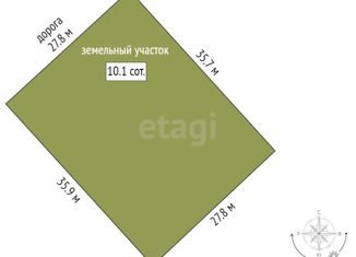 Продаю земельный участок, 10 сот., село Усть-Заостровка, Целинная улица