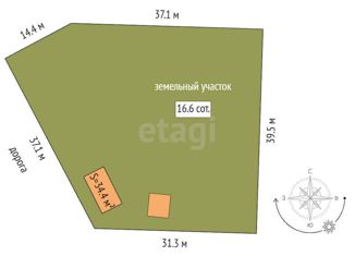 Продажа дома, 34.4 м2, деревня Коняшина