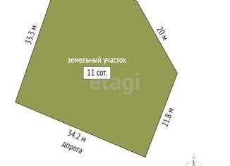 Продаю участок, 11 сот., коттеджный поселок Оазис Парк Репинское