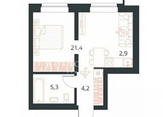 Продается однокомнатная квартира, 41.56 м2, Новосибирск, ЖК Расцветай на Красном, Красный проспект, 167/4