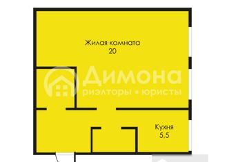 Продам однокомнатную квартиру, 31 м2, Орск, Косой переулок, 5