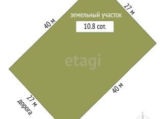 Земельный участок на продажу, 10.8 сот., село Скалистое