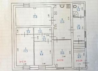 Продажа дома, 91.5 м2, село Выселки, Гражданский проезд