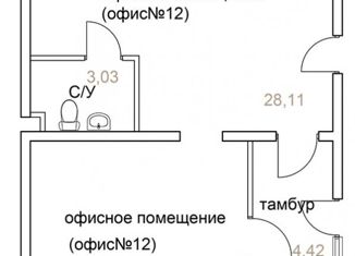 Продается офис, 37.7 м2, Светлогорск, Олимпийский бульвар, 4