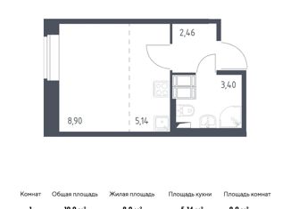 Продаю квартиру студию, 19.9 м2, Колпино, жилой комплекс Новое Колпино, к34, ЖК Новое Колпино