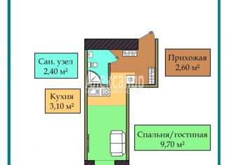 Квартира на продажу студия, 18.83 м2, Санкт-Петербург, Лермонтовский проспект, 23, Адмиралтейский район