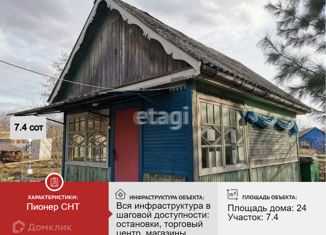 Продам дом, 24 м2, Хабаровск