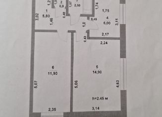 Продам 2-комнатную квартиру, 42 м2, Саратовская область, улица Мелиораторов, 118