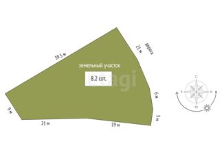 Земельный участок на продажу, 8.2 сот., село Украинка