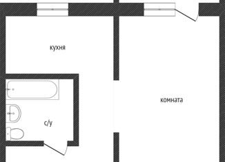 Продажа 1-комнатной квартиры, 31.7 м2, Курганская область, Станционная улица, 28
