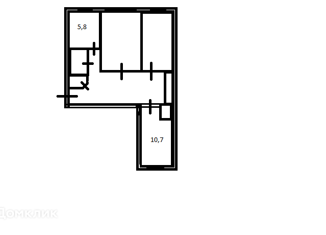 Комната на продажу, 53 м2, городской посёлок Кузьмоловский, Школьная улица, 8