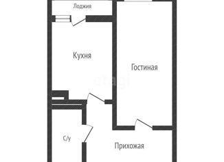 Продается 1-ком. квартира, 41.5 м2, Краснодар, Командорская улица, 15, ЖК Россинский Парк