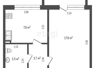 Продажа 1-комнатной квартиры, 30.9 м2, Тюмень, улица Газовиков, 26