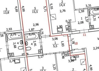 Продается двухкомнатная квартира, 51.6 м2, Екатеринбург, ЖК Домино, Тенистая улица, 6