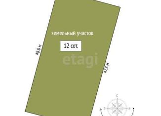 Земельный участок на продажу, 12 сот., деревня Московка, Кольцевой проспект