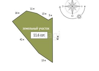 Продаю участок, 11.6 сот., Красноярский край, Парадная улица