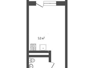 Продажа квартиры студии, 20.8 м2, Тюменская область, улица Тимофея Чаркова, 28