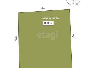 Продажа земельного участка, 11.91 сот., садовое товарищество Меркурий, 15-я улица