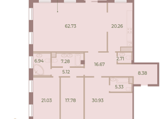 Продам 4-комнатную квартиру, 207.2 м2, Санкт-Петербург, Петровский проспект, 9, метро Крестовский остров